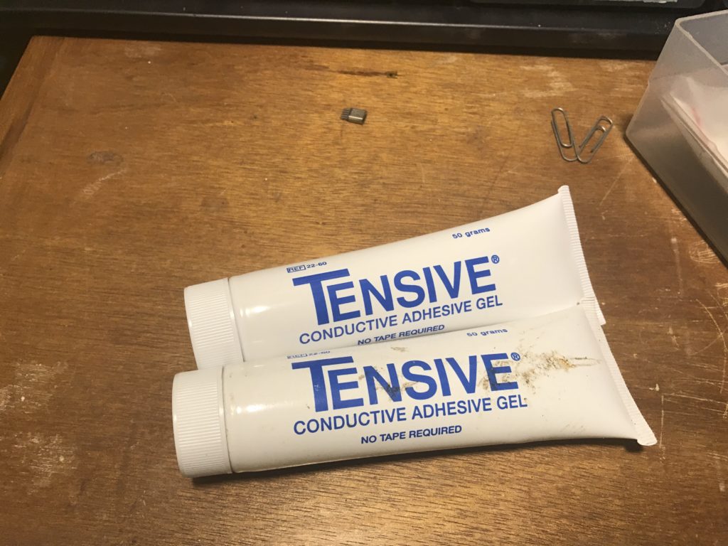 Conductive adhesive gel